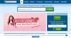 Desktop Screenshot of gutscheinrausch.de